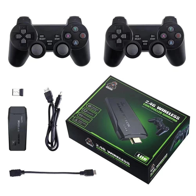 Video Game Stick C/ 2 Controles Sem Fio