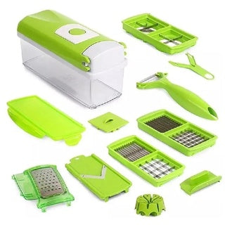 Nicer Dicer Plus Cortador Fatiador e Ralador de Legumes Verduras Frutas