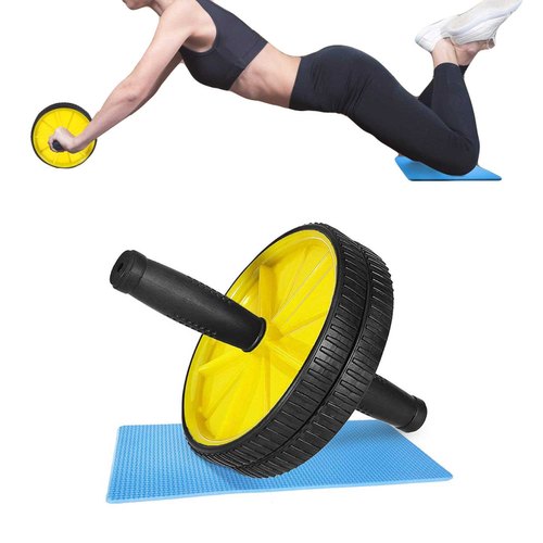 Roda Para Exercício Abdominal Lombar Fitness Academia