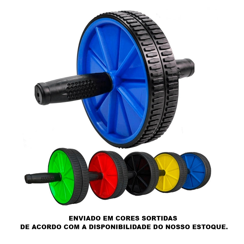 Roda Para Exercício Abdominal Lombar Fitness Academia