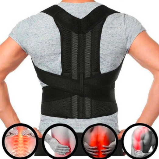 Cinta Reforçada Corretor Masculino Coluna Lombar Neoprene