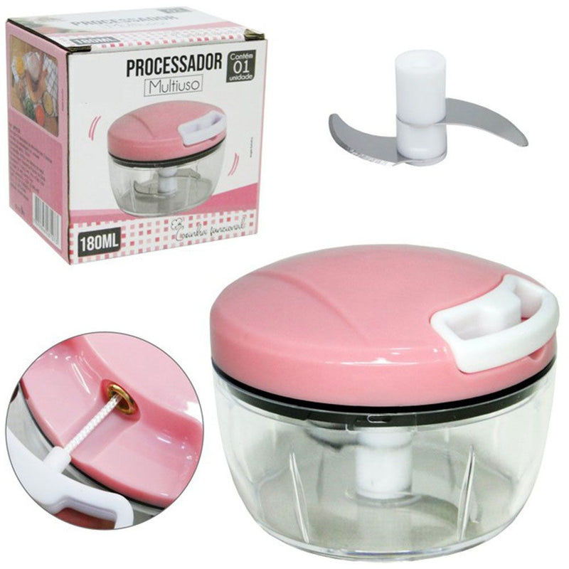 Mini Processador de Alimentos Manual Mini Speedy Chopper