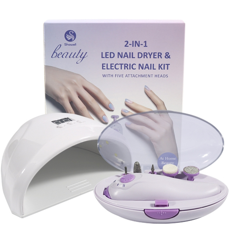 Cabine Secadora De Unha Led UV + Lixadeira Elétrica Nail