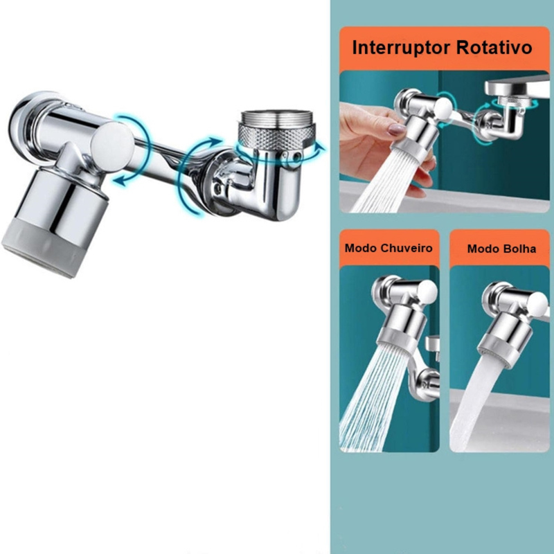 Adaptador Extensor Torneira Rotativa Universal