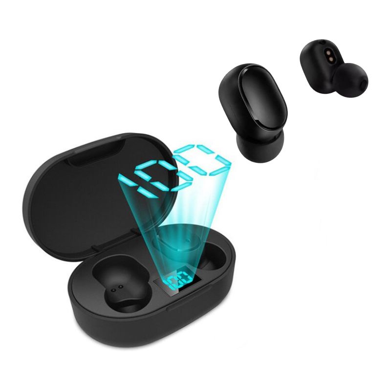 Fone de Ouvido Sem Fio TWS Bluetooth 5.0 - Cor Preto