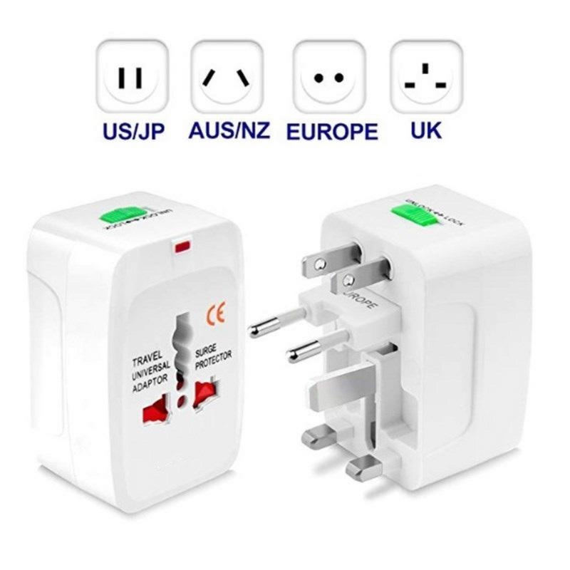 Adaptador Tomada Universal Para Viagem Internacional