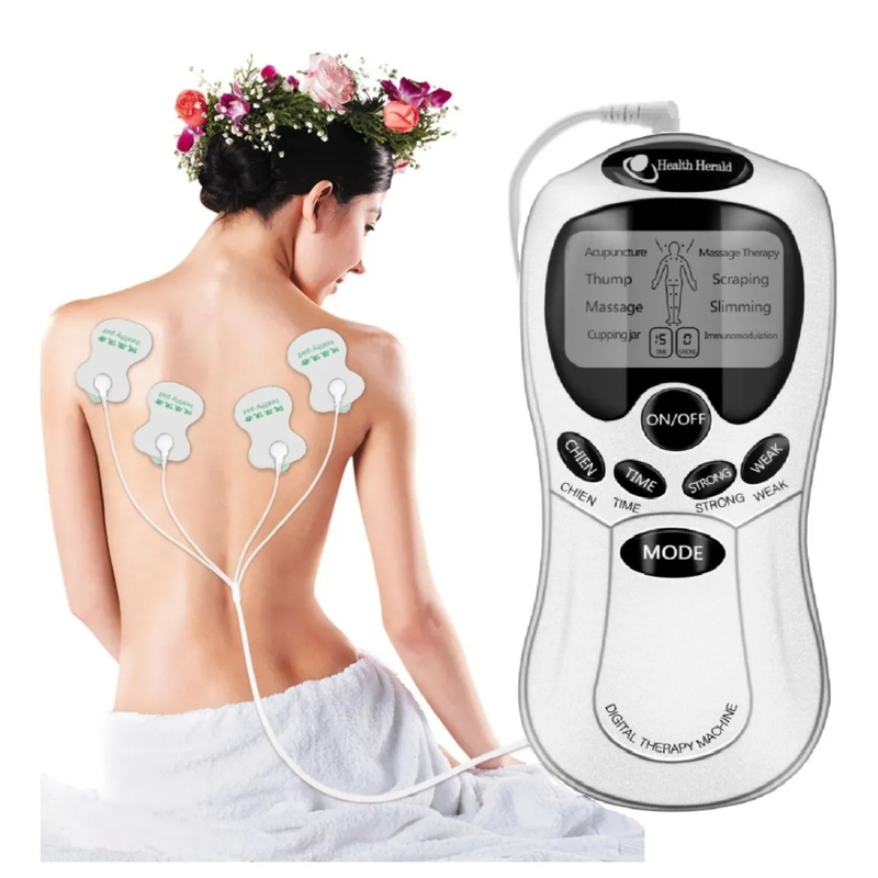 Aparelho Massagem Muscular 4 Eletrodos Therapy Machine