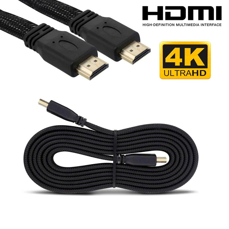 Cabo HDMI 5 Metros - 4k Ultra HD 3D - Alta Velocidade